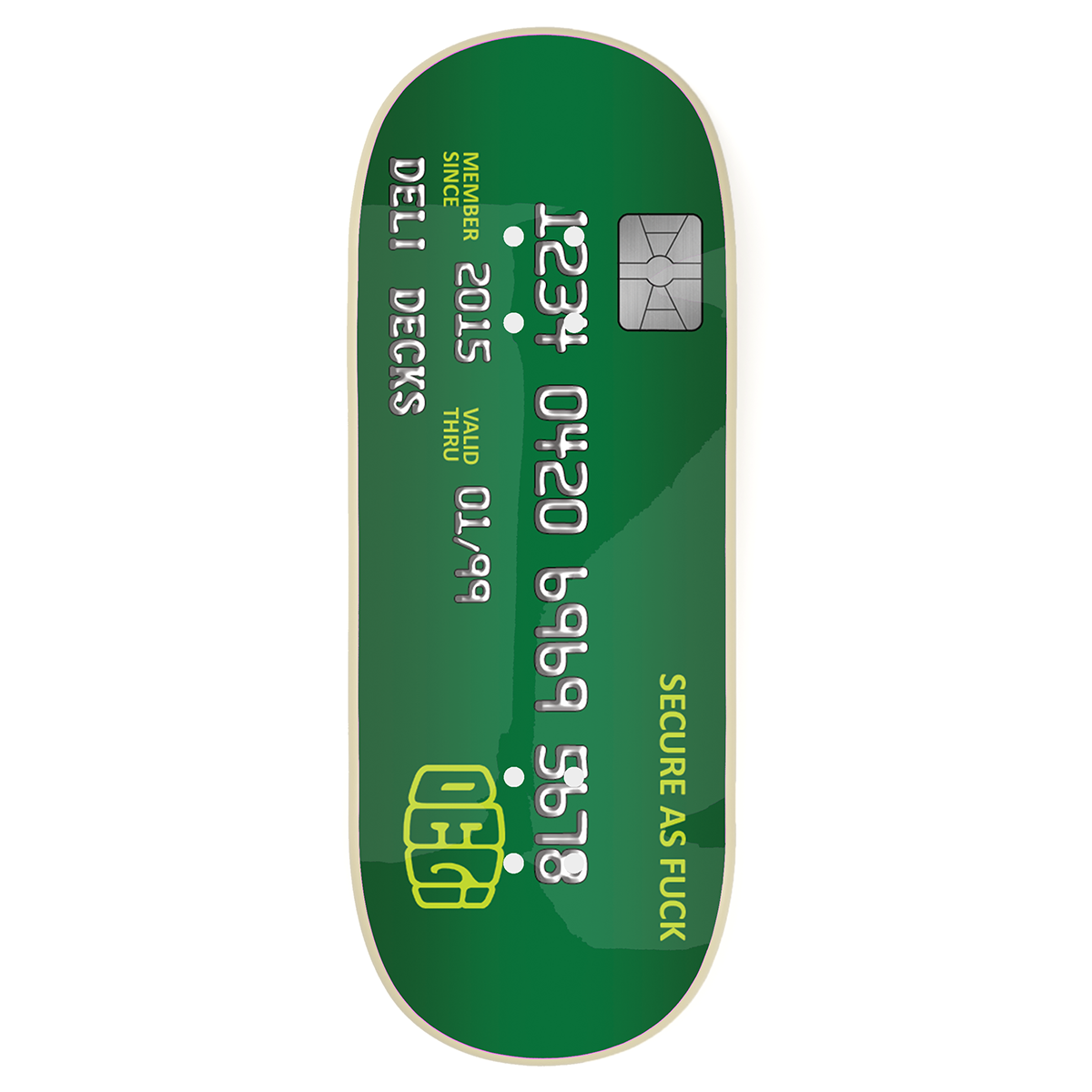 "SPEND ME" WOODEN FINGERBOARD DECK