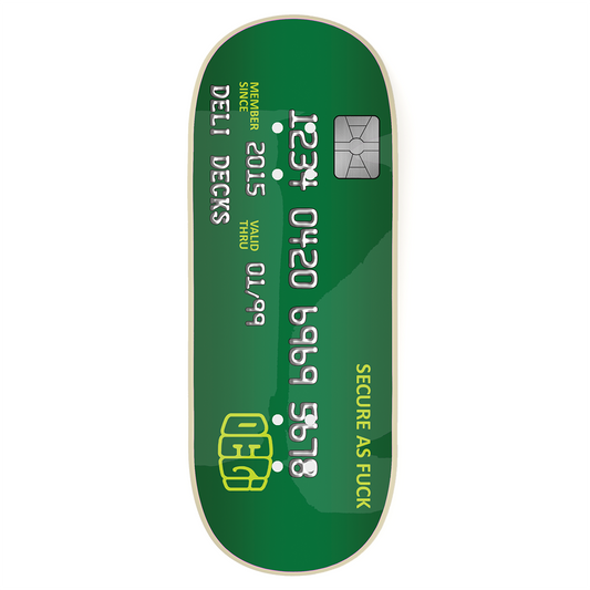 "SPEND ME" WOODEN FINGERBOARD DECK