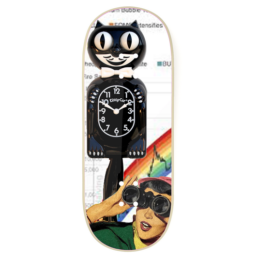 "TIME MANAGEMENT" WOODEN FINGERBOARD DECK
